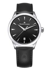 Maurice Lacroix 1975 Automatik Date 36mm Schwarz Leder