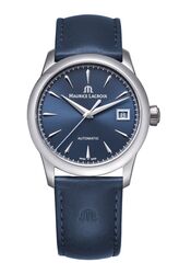 Maurice Lacroix 1975 Automatik Date 36mm Blau Leder