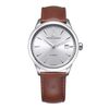1975 Automatik Date 40mm Silber Leder