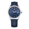 1975 Automatik Date 40mm Blau Leder