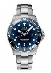 Mido Ocean Star 600 Chronometer Taucheruhr Blau