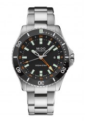 Mido Ocean Star GMT Herrenuhr Silber