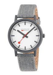 Mondaine SBB Essence Grey Armbanduhr Anthrazit