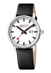 Mondaine SBB evo Armbanduhr Schwarz