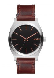 Nixon The Time Teller Gray Rose Gold Brown