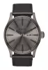 The Sentry Leather Gunmetal / Black