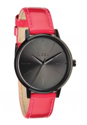 Nixon The Kensington Leather Bright Pink Patent