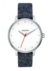 Nixon The Kensington Leather Gray / Tan