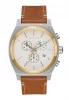 The Time Teller Chrono Leather Gold / Cream / Tan