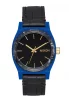 The Medium Time Teller Leather Navy / Mix