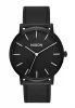 The Porter 35 Leather All Black / Silver