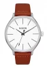 The Clique Leather Silver / Brown
