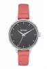 The Medium Kensington Leather Silver / Black / Red