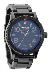 Nixon The Diplomat SS All Black Polished / Gold