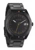 The Rover SS II All Black / Orange Herrenuhr
