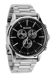 Nixon The Sentry Chrono Black Herrenuhr