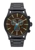 The Sentry Chrono All Black Brass Brown