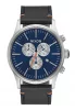 The Sentry Chrono Leather Blue Sunray