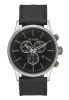 The Sentry Chrono Leather Black Brass