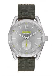 Nixon The C39 Leather Silver / Surplus