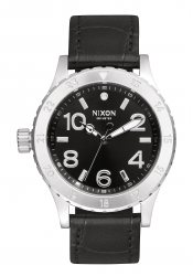 Nixon The 38-20 Leather Black Gator