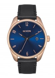 Nixon The Bullet Leather Rose Gold / Indigo / Black