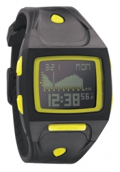 Nixon The Small Lodown All Black/Lime Digitaluhr
