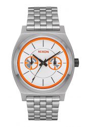 Nixon Star Wars The Time Teller Deluxe SW BB-8 Silver / Orange