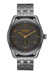 Nixon The C39 SS All Gunmetal Gold Damenuhr
