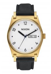 Nixon The Jane Leather Gold Black