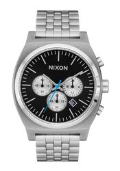 Nixon Time Teller Chrono Chrome / Black / Chrome Sunray