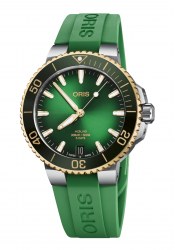 Oris Aquis Date Calibre 400 Bi-Colour Grün