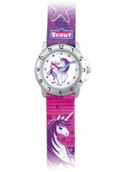 Scout Kinderuhr Einhorn Silber