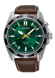 Seiko Kinetic Herrenuhr Grün