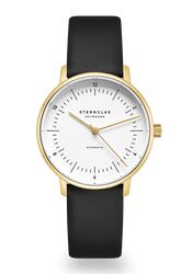 Sternglas Naos XS gold Automatik Leder schwarz