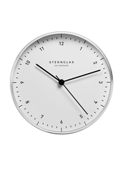 Sternglas Wanduhr Zirkel weiß