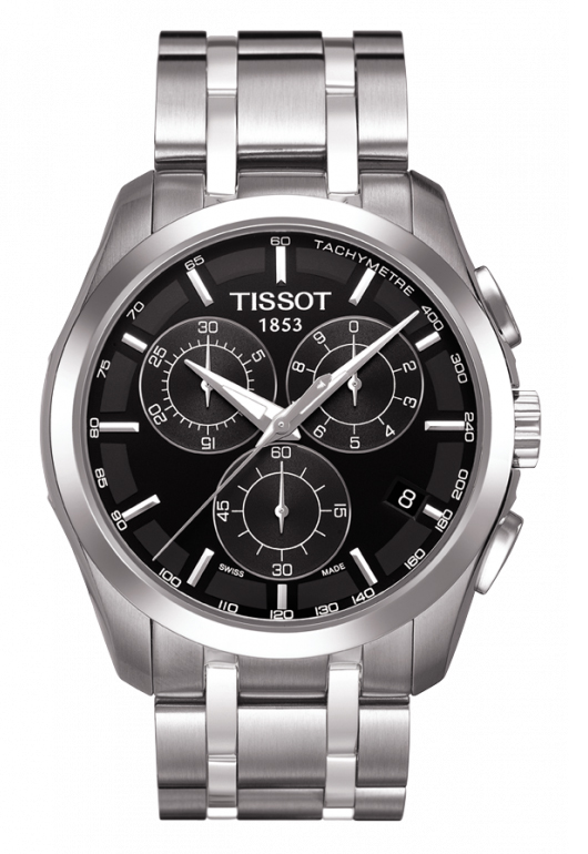 Tissot Herrenchronograph Couturier Silber
