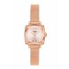 T-Classic Lovely Square Damenuhr Roségold