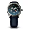 Aurora GMT Blue Leder