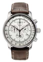 Zeppelin 100 Jahre Zeppelin Alarmchronograph Silber