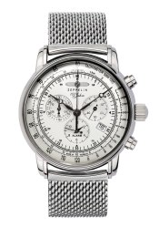 Zeppelin 100 Jahre Zeppelin Alarmchronograph Weiß
