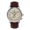 Los Angeles Herrenuhr Dual-Time Beige