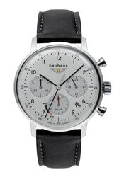 bauhaus Herrenchronograph Solar  Silber