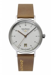 bauhaus Damenuhr Silber