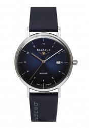 bauhaus Herrenuhr Automatik Blau