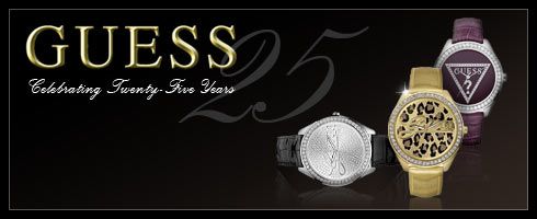 Guess Watches wird 25, Anlass genug für eine Special Birthday Kollektion
