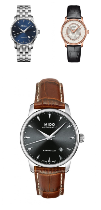 Beispieluhren der Baroncelli Kollektion