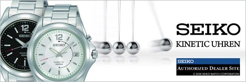 Seiko Kinetic Uhren, das Minitaur Kraftwerk am Handgelenk